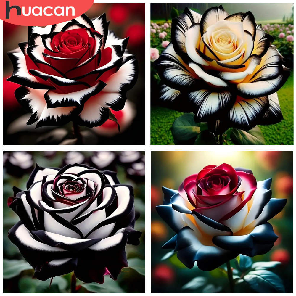 Resin Art Rose Petals - HUACAN 1 قطعة الماس اللوحة بتلات