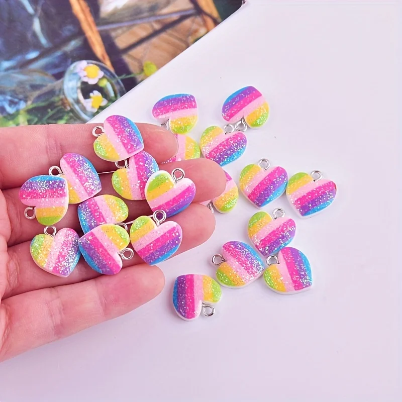 Resin Art Jewellery Kit - 10 قطع من الحليات الراتنجية الملونة