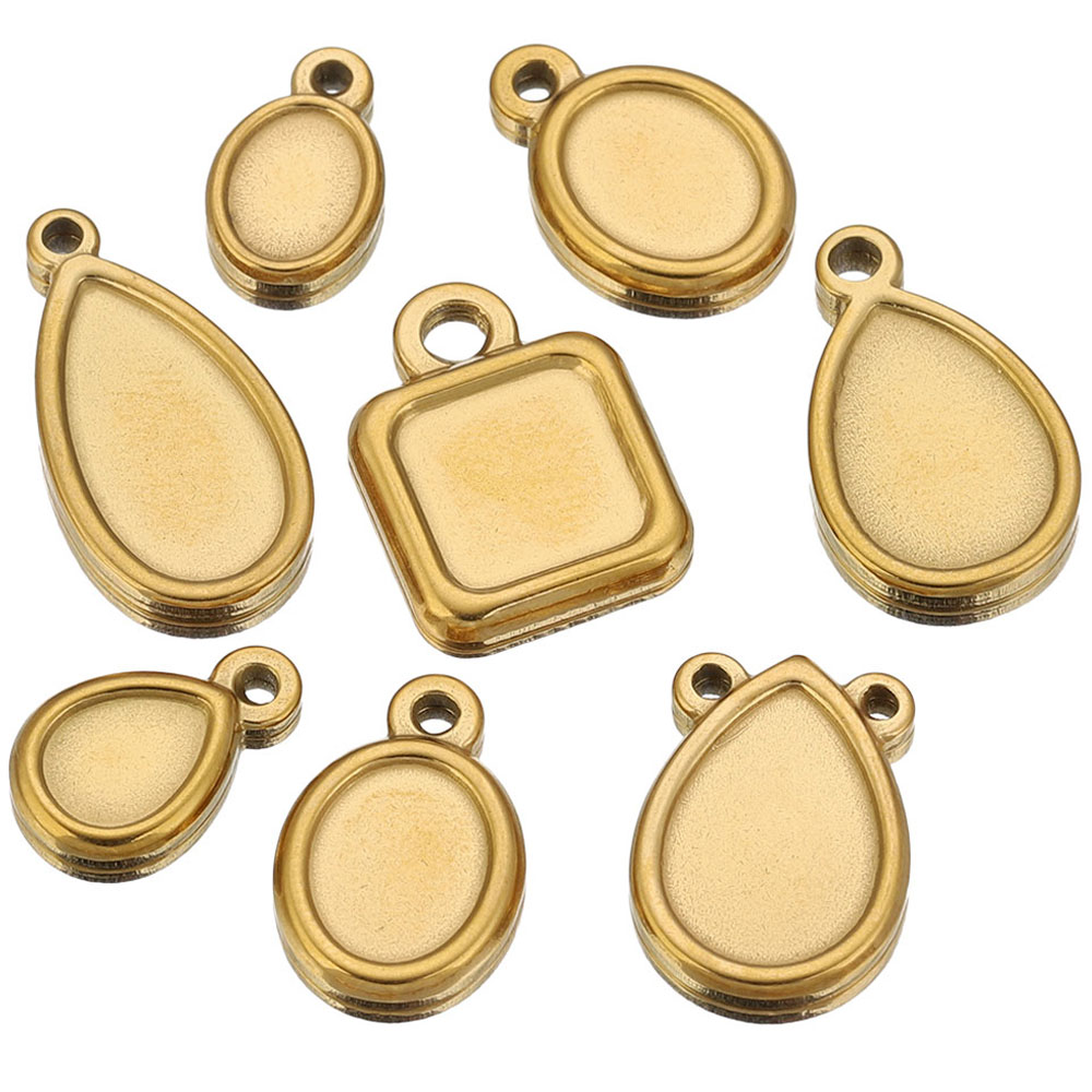 Resin Art Jewellery Kit - 5 قطع من قواعد تعليقات المجوهرات
