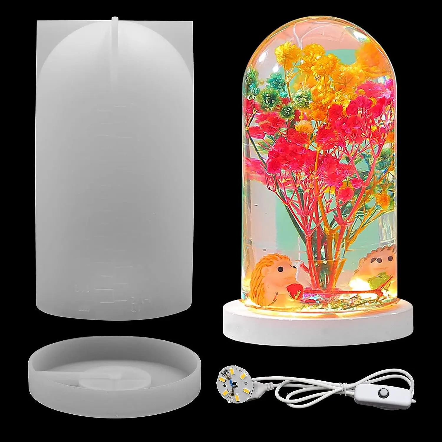 Resin Art Light - DIY كريستال الايبوكسي الراتنج العفن Led