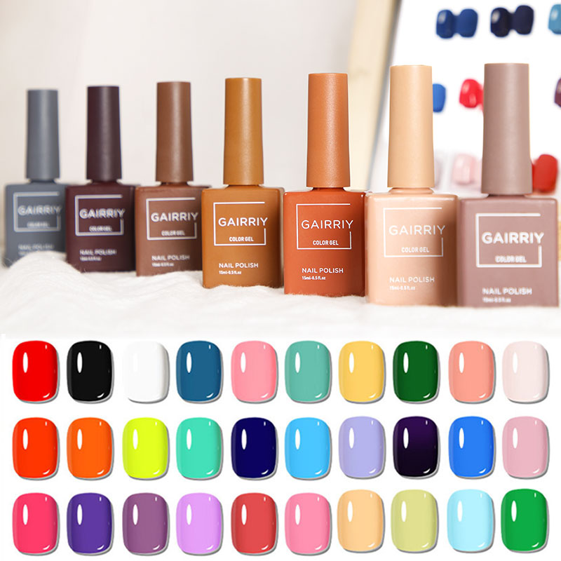 Resin Art Varnish - طلاء أظافر جل من Gairriy 120
