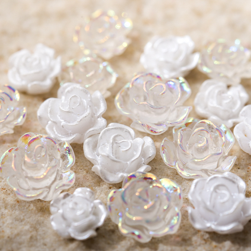Resin Art Rose Petals - 50 قطعة 6/8/10 مللي متر زهور