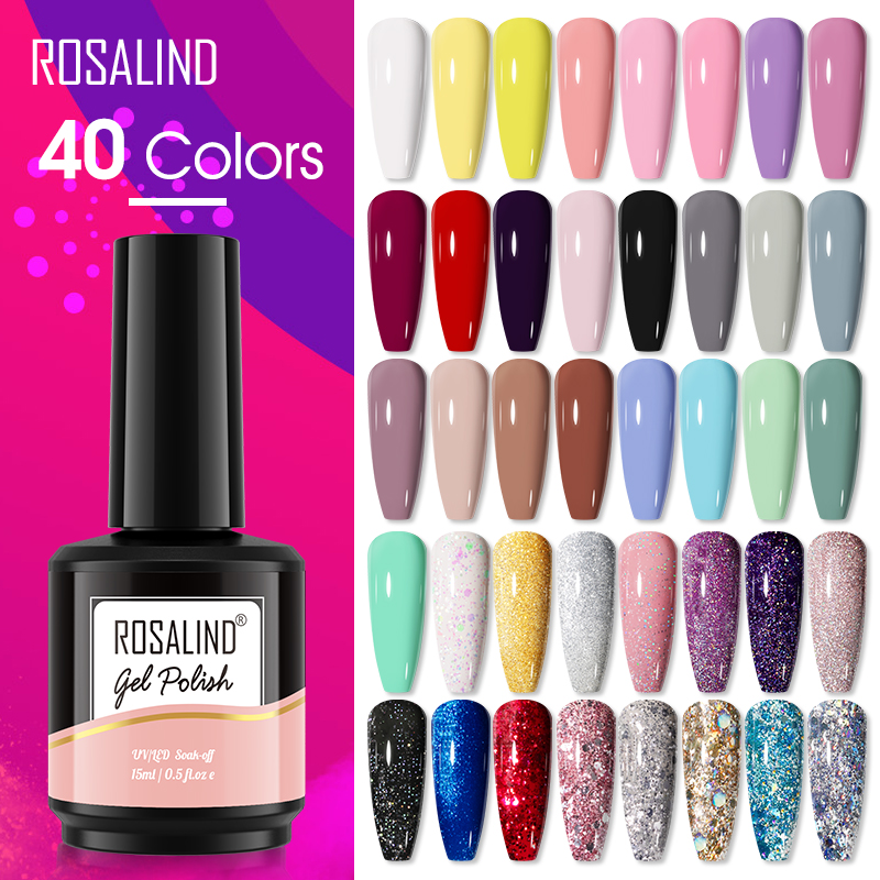 Resin Art Varnish - طلاء أظافر جل لامع من روزاليند