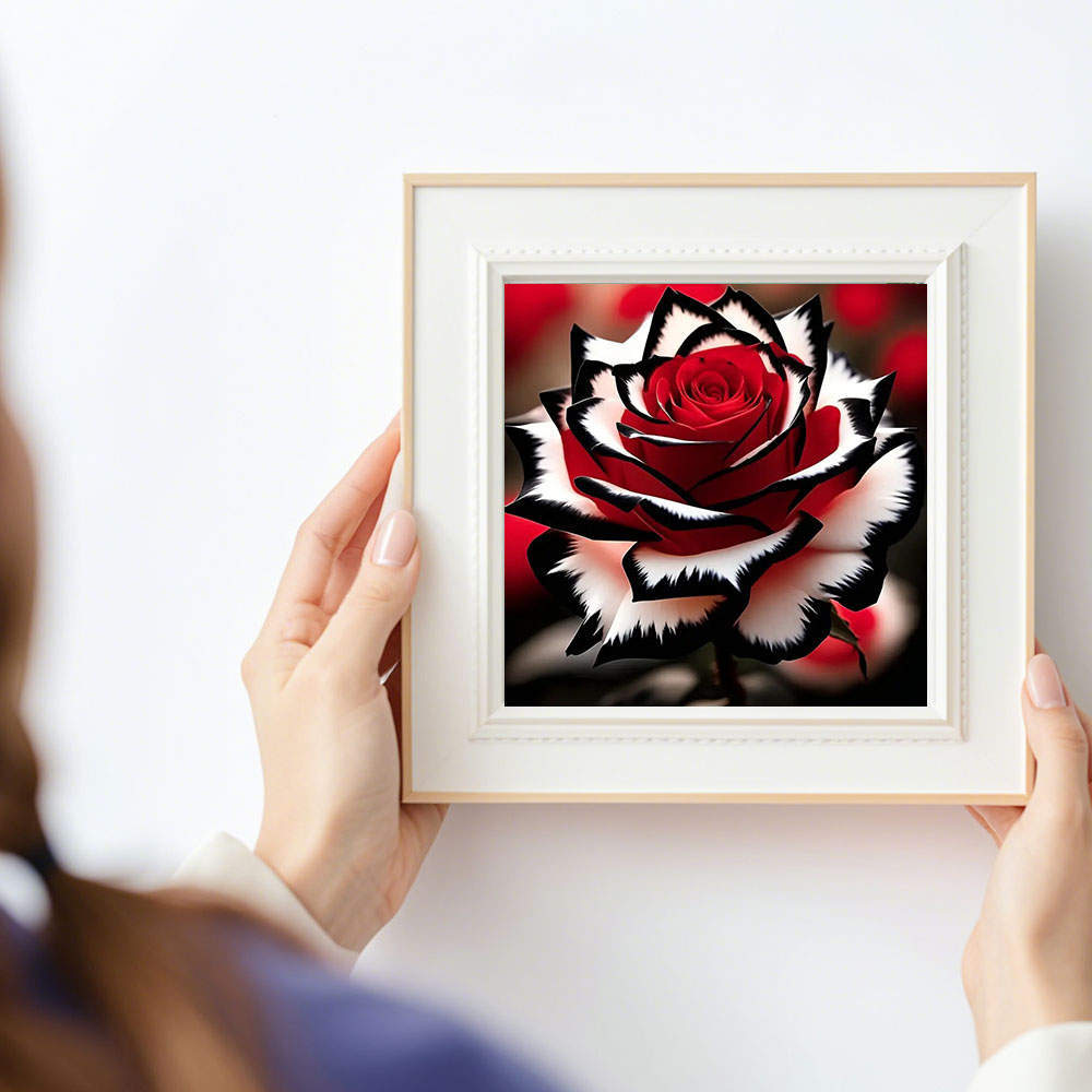 HUACAN 1 قطعة الماس اللوحة بتل - مراجعة Resin Art Rose Petals وسعره