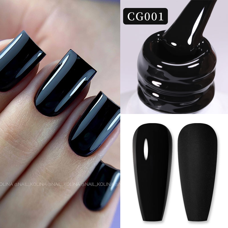 طقم طلاء أظافر جل أسود وأبيض م - مراجعة Resin Art Varnish وسعره