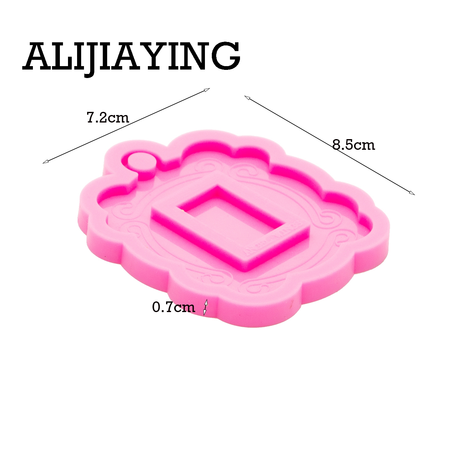 قالب سيليكون جديد بتصميم فني أ - مراجعة Resin Art Keychain Design وسعره