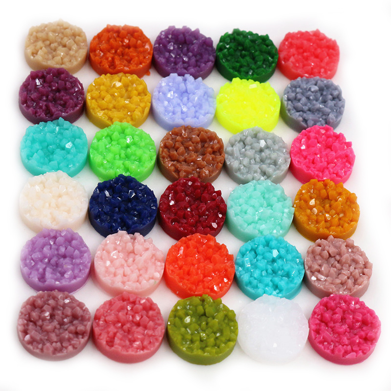 40 قطعة الراتنج Druzy كبوشن قب - مراجعة Resin Art Jewellery Kit وسعره