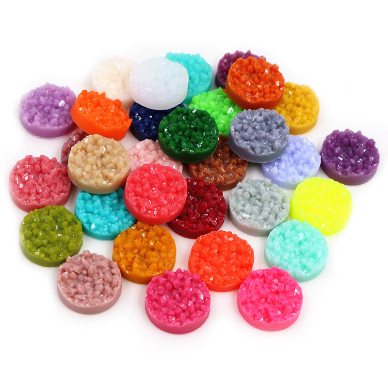 40 قطعة الراتنج Druzy كبوشن قب - مراجعة Resin Art Jewellery Kit وسعره