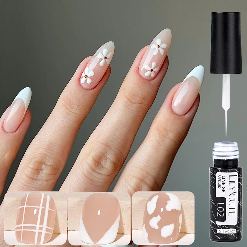 LILYCUTE 5 مللي أبيض أسود بطان - مراجعة Resin Art Varnish وسعره