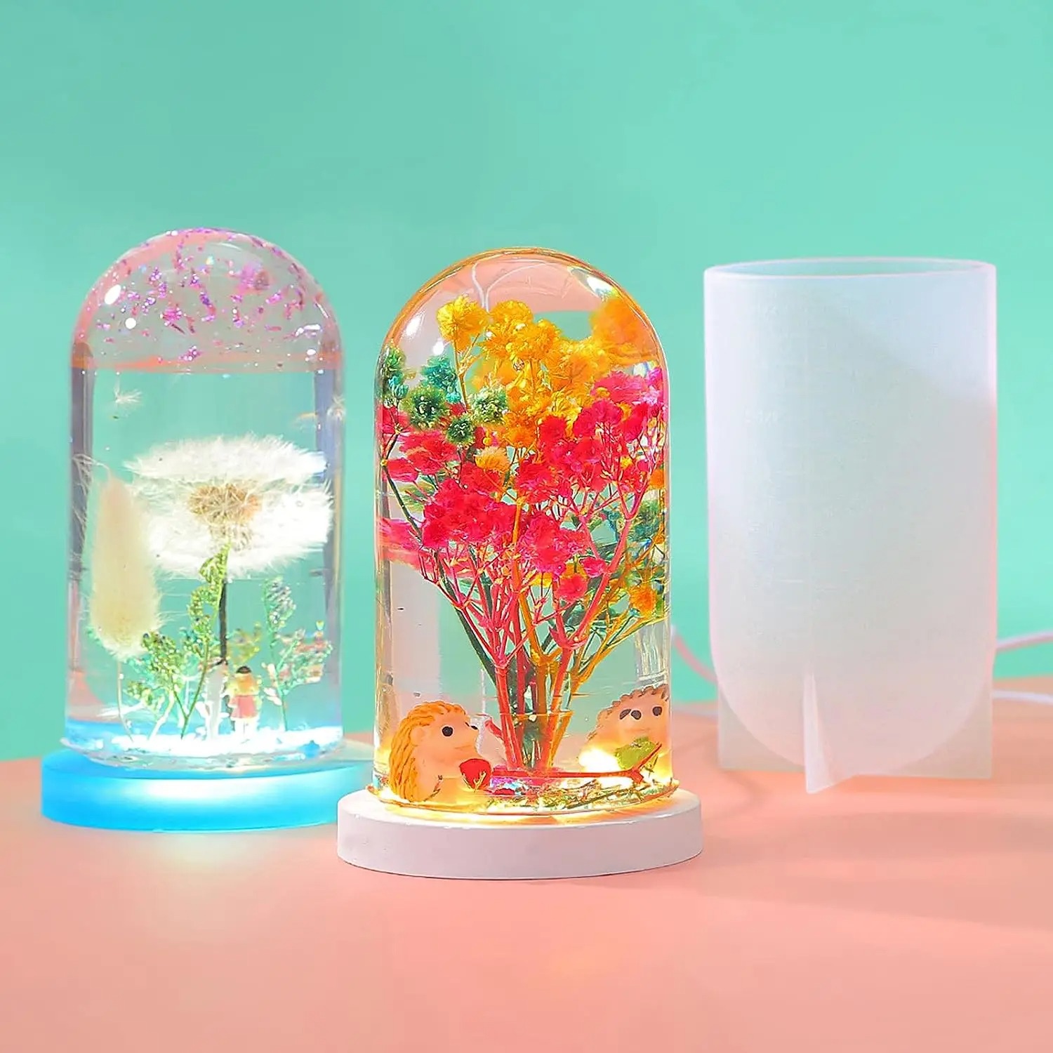 DIY كريستال الايبوكسي الراتنج  - مراجعة Resin Art Light وسعره