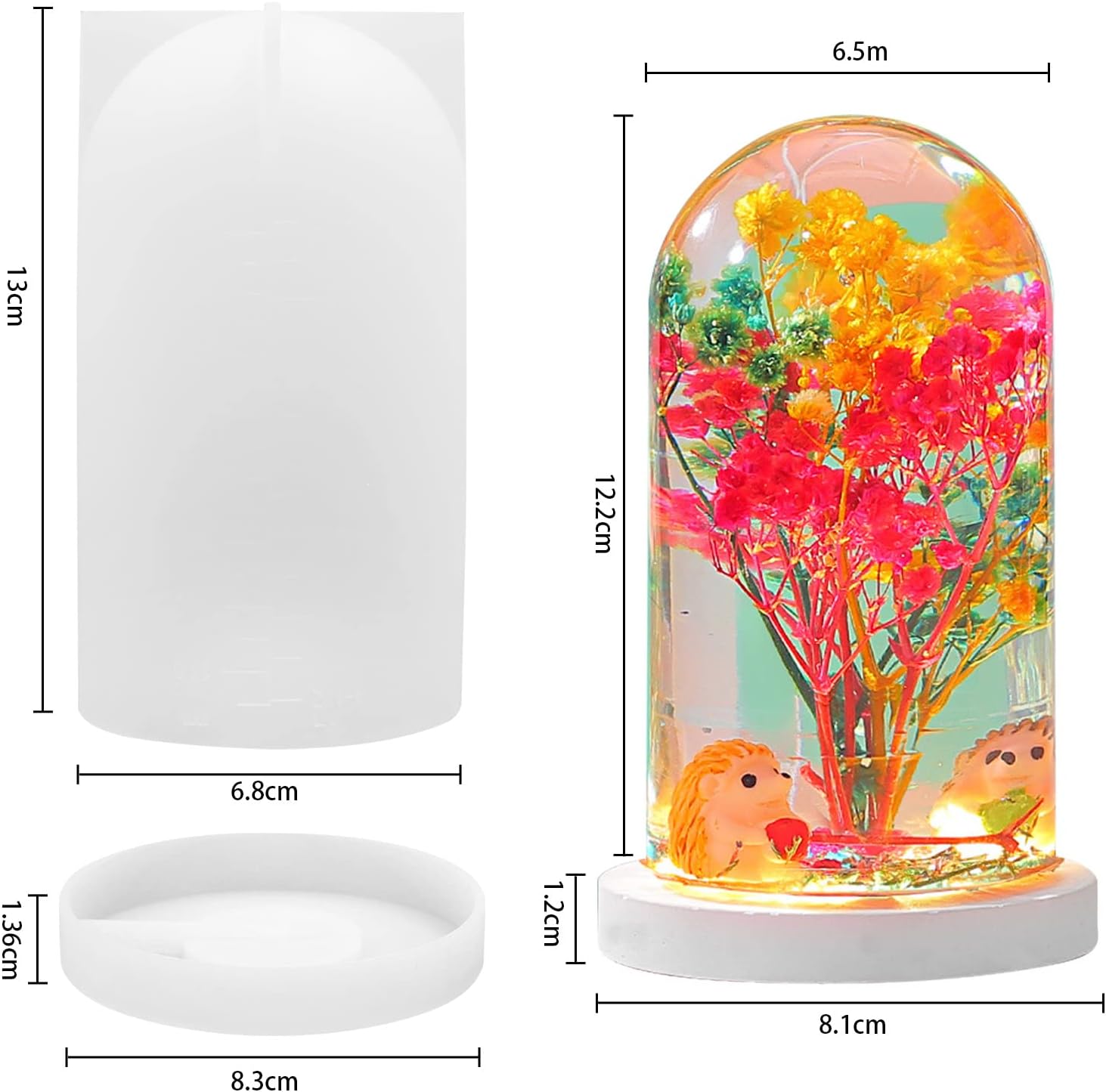 DIY كريستال الايبوكسي الراتنج  - مراجعة Resin Art Light وسعره