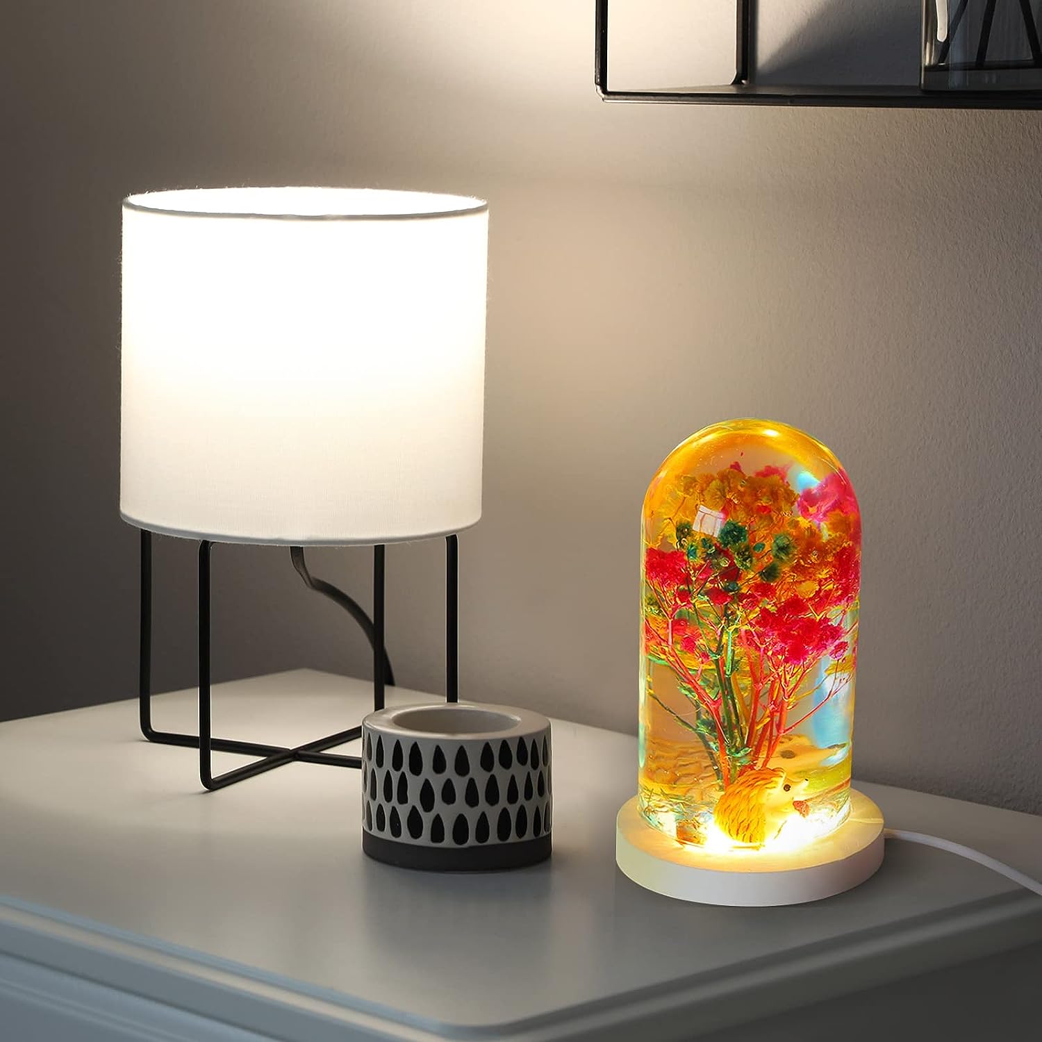 DIY كريستال الايبوكسي الراتنج  - مراجعة Resin Art Light وسعره