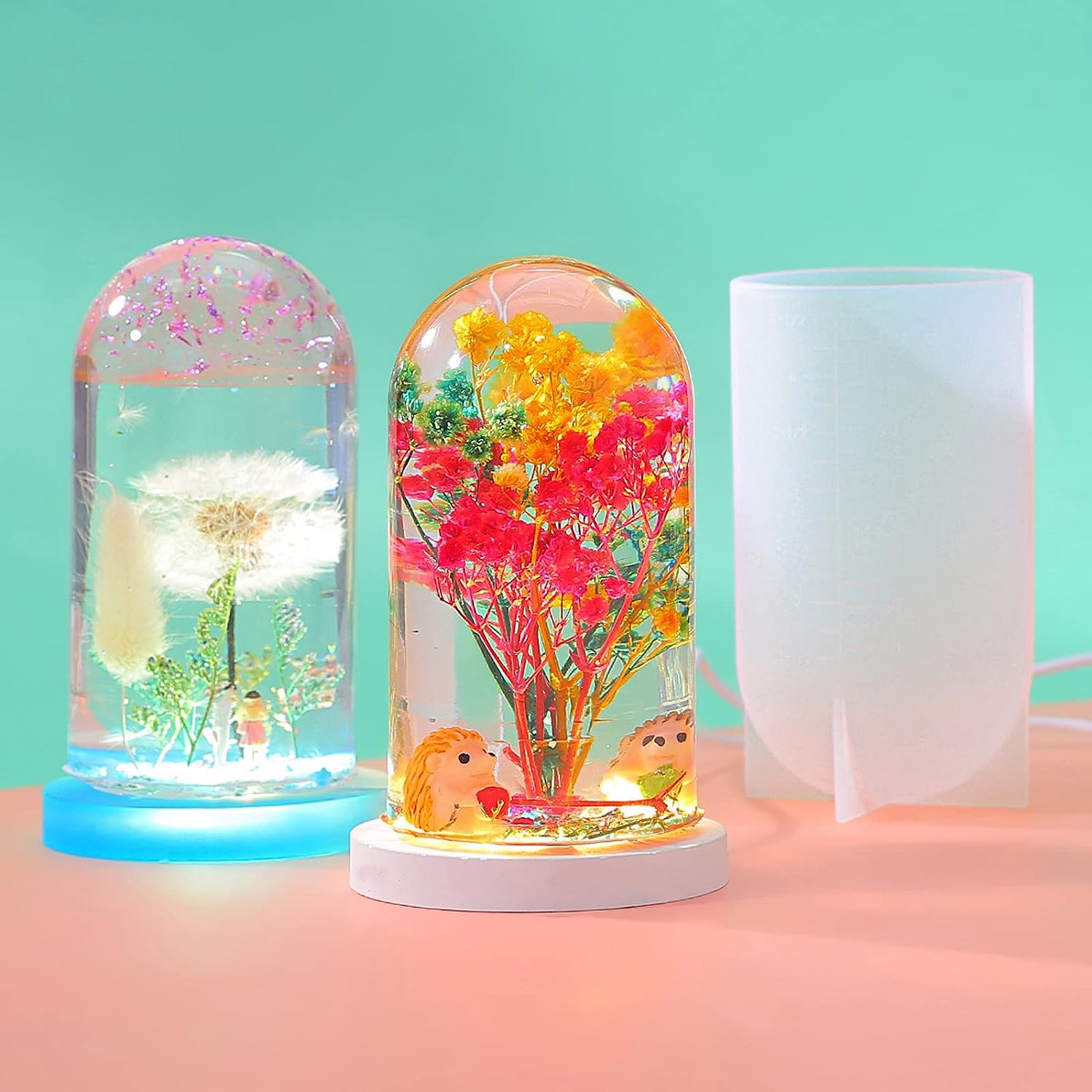 DIY كريستال الايبوكسي الراتنج  - مراجعة Resin Art Light وسعره