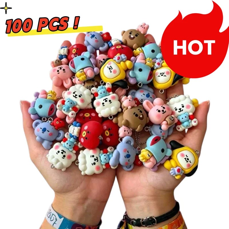 7 قطع من إكسسوارات BT21 الكرتو - مراجعة Resin Art Jewellery Kit وسعره