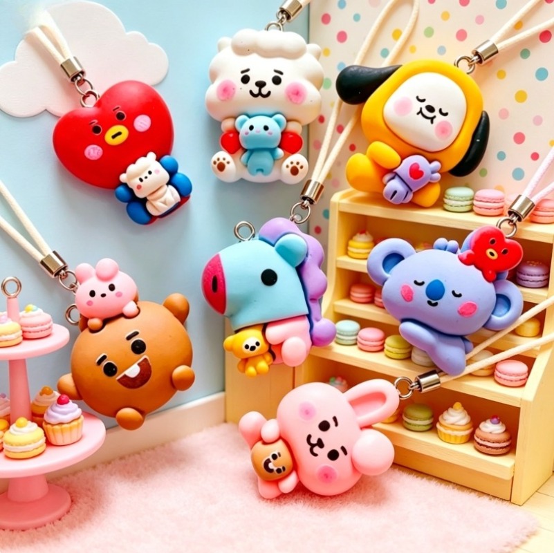 7 قطع من إكسسوارات BT21 الكرتو - مراجعة Resin Art Jewellery Kit وسعره