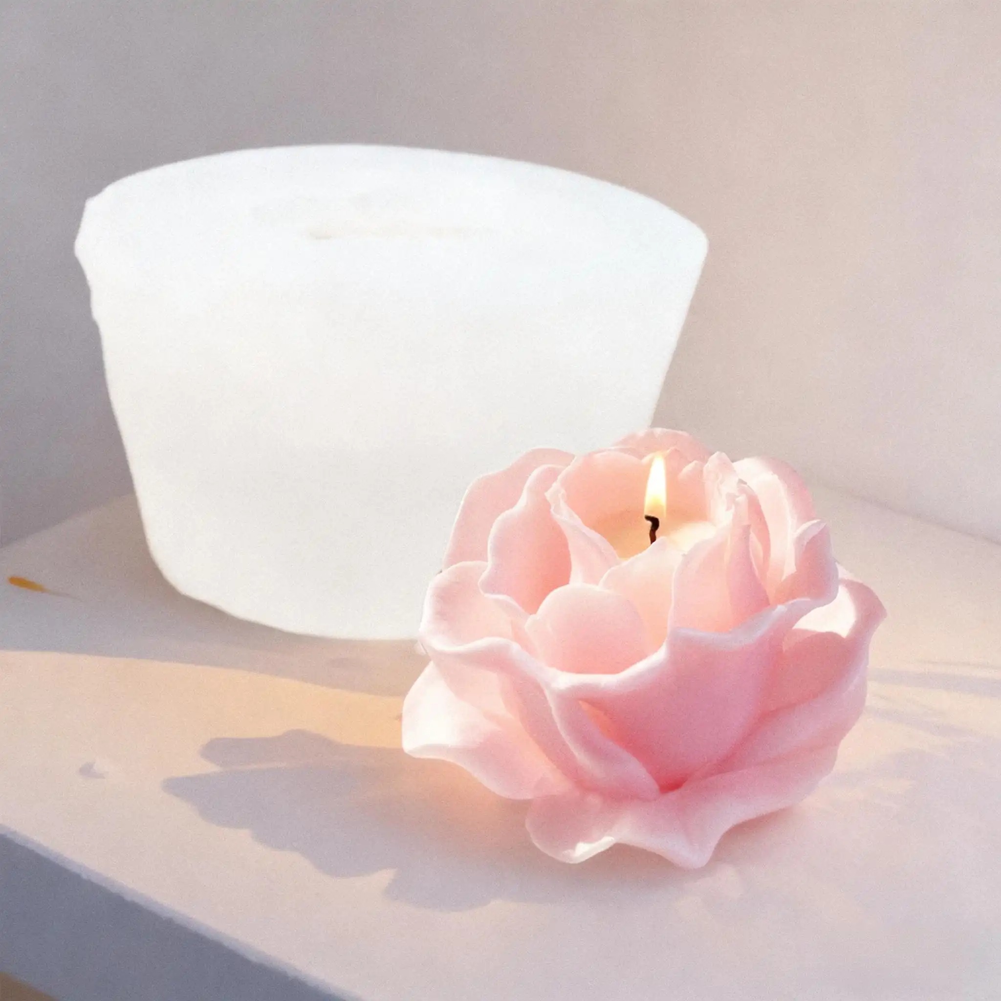 قالب سيليكون ثلاثي الأبعاد على - مراجعة Resin Art Rose Petals وسعره