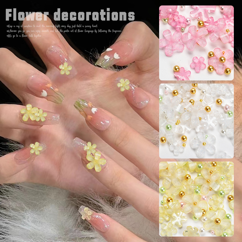 زينة أظافر ثلاثية الأبعاد بتصم - مراجعة Resin Art Rose Petals وسعره